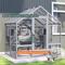 Show in main carousel: TIMHAKA Weatherproof Catio Outdoor Cat House, Grey slide 4 of 8