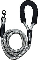 Eddie Bauer Round Braided Rope Dog Leash with Foam Handle, 6-ft long, 1/2-in wide, White slide 1 of 2