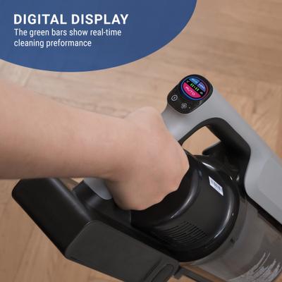 Show full view: Tineco GO Pet Pro Cordless Stick Vacuum with Zero Tangle Brush Technology, Grey/Powder Blue slide 5 of 10