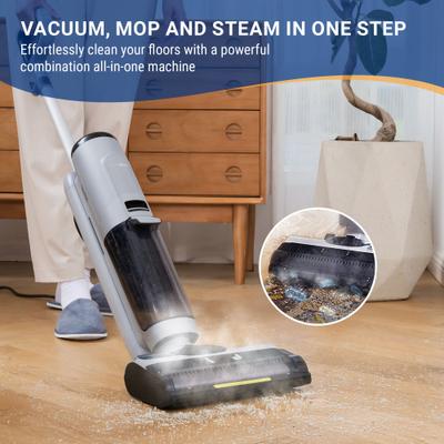 Show full view: Tineco GO H2O Steam Floor Washer Corded, Grey/Black slide 2 of 6