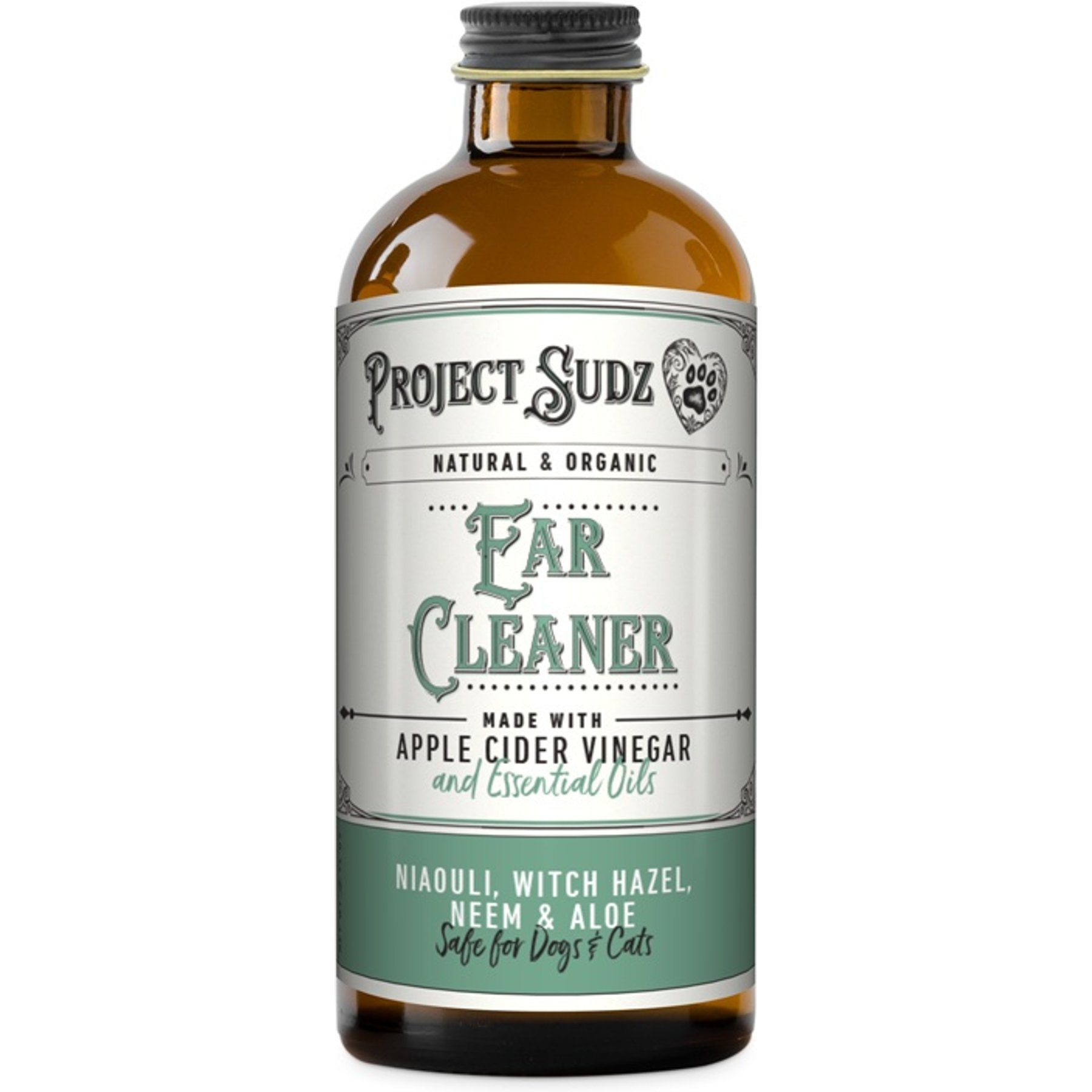 Project Sudz Dog & Cat Ear Cleaner, 4-fl oz bottle