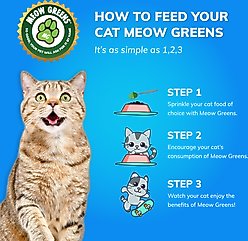 Ruff Greens Meow Greens VitaSmart Cat Food Topper, 2.96-oz bag slide 2 of 5