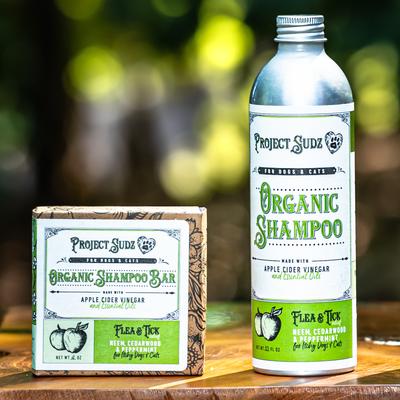 Show full view: Project Sudz Flea & Tick Relief Liquid Shampoo for Dogs, 10-fl oz bottle slide 2 of 2