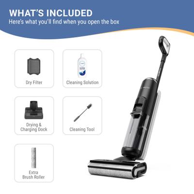 Show full view: Tineco Floor Washer Flashdry Cordless Mop & Vacuum Cleaner, 6 Series, Black slide 2 of 9