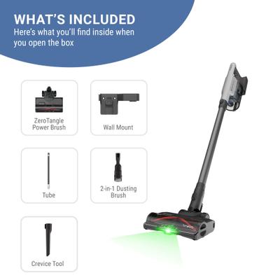 Show full view: Tineco GO Pet Pro Cordless Stick Vacuum with Zero Tangle Brush Technology, Grey/Powder Blue slide 2 of 10