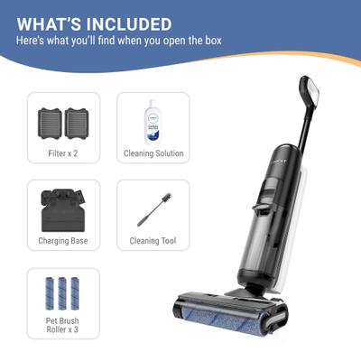 Show full view: Tineco Floor Washer Pet Cordless Mop & Vacuum Cleaner, 5 Series, Black slide 2 of 10