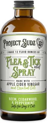 Show full view: Project Sudz Flea & Tick Relief Spray Concentrate for Dogs & Cats, 4-fl oz bottle slide 2 of 2
