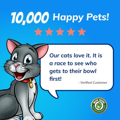 Show full view: Ruff Greens Meow Greens VitaSmart Cat Food Topper, 2.96-oz bag slide 4 of 6