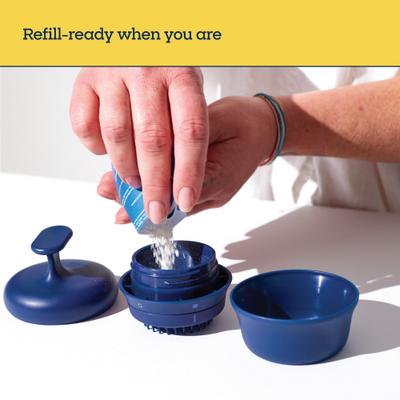 Show full view: Pet Life Unlimited Dry Shampoo Refillable Applicator for Dogs, Blue slide 7 of 12