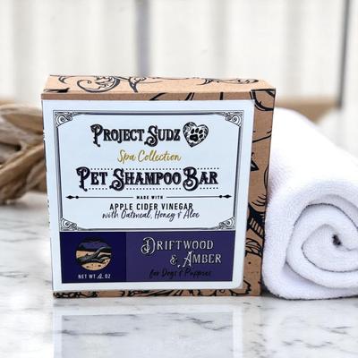 Show full view: Project Sudz Spa Collection Driftwood & Amber Dog Shampoo Bar, 4-oz box slide 3 of 4
