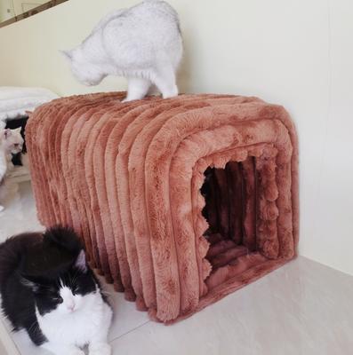 Show full view: Cesicia Storage Bench Cat House, Rustic Brown slide 3 of 7