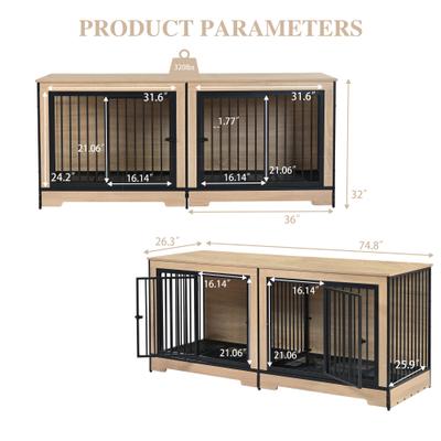 Show full view: Cesicia 2 Room Furniture Style Dog Crate slide 6 of 6