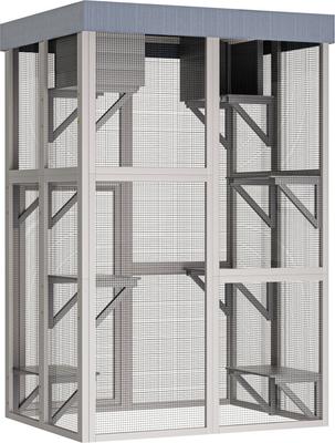 Show full view: Cesicia Wooden Playpen Cat House slide 3 of 7