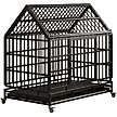 Show in main carousel: Cesicia Wheeled Metal Dog Crate slide 4 of 6