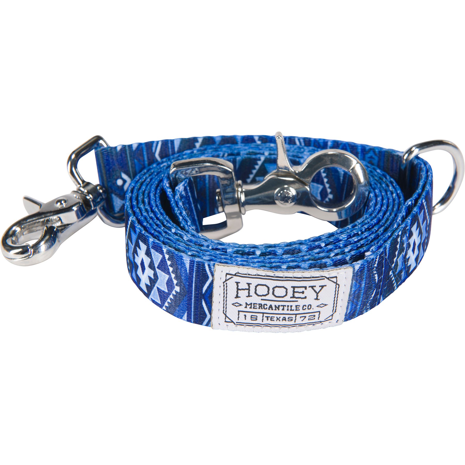 HOOEY Nomad Polyester Ombre Aztec Dog Leash, 6-ft long, 1-in wide