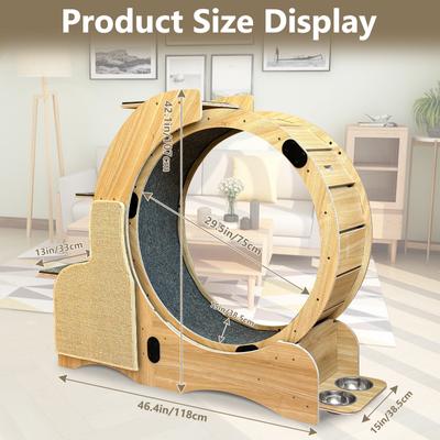 Show full view: Cesicia Oversized Roller Cat Wheel slide 7 of 8