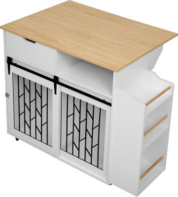 Show full view: Cesicia Kitchen Island End Table Furniture Style Dog Crate slide 5 of 8