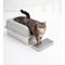 Show in main carousel: Cesicia Enclosed Stainless Steel Cat Litter Box slide 1 of 6