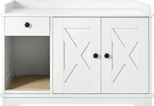 Show full view: Cesicia Indoor Side Table Cat Litter Box Enclosure slide 2 of 7