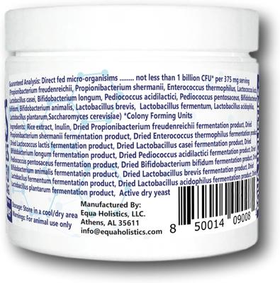 Show full view: Equa Holistics HealthyGut Probiotics Supplement for Guinea Pigs, 45-g jar slide 3 of 4