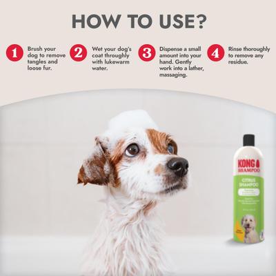 Show full view: KONG Citrus Degreasing Dog Shampoo, 16-oz bottle slide 7 of 8
