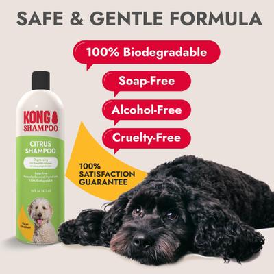 Show full view: KONG Citrus Degreasing Dog Shampoo, 16-oz bottle slide 4 of 8