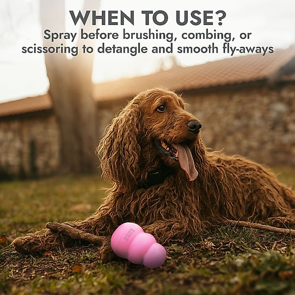 Show full view: KONG Detangler Spray for Dogs, 8-oz bottle slide 4 of 8
