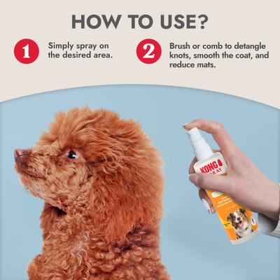 Show full view: KONG Detangler Spray for Dogs, 8-oz bottle slide 6 of 8