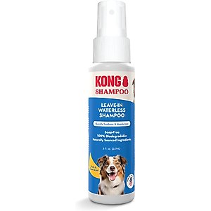 KONG Leave-In Waterless Dog Shampoo, 8-oz bottle