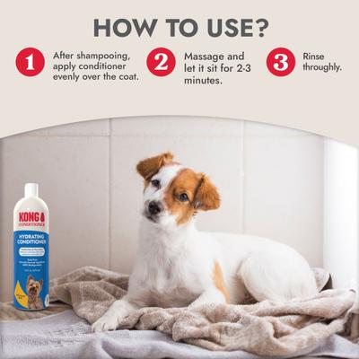 Show full view: KONG Hydrating Dog Conditioner, 16-oz bottle slide 6 of 8