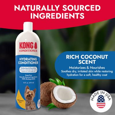 Show full view: KONG Hydrating Dog Conditioner, 16-oz bottle slide 2 of 8