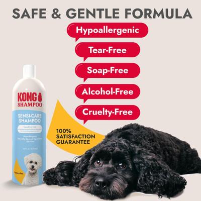 Show full view: KONG Sensi-Care Dog Shampoo, 16-oz bottle slide 3 of 8