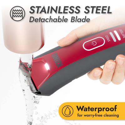 Show full view: KONG 2-Speed Cordless Dog Grooming Clipper Kit, Grey/Red slide 3 of 8