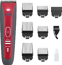 KONG 2-Speed Cordless Dog Grooming Clipper Kit, Grey/Red slide 1 of 6