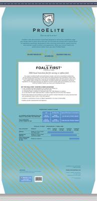 Show full view: ProElite Foals First Starter & Creep Horse Feed, 50-lb bag slide 7 of 7