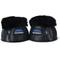 Show in main carousel: WeatherBeeta Tough-Tec Prime Fleece Trim Rubber Bell Horse Boots, Black/Black, Medium slide 3 of 7