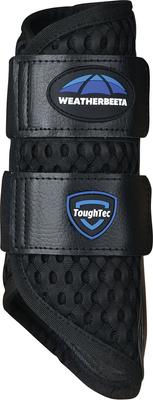 Show full view: WeatherBeeta Tough-Tec Mesh Brushing Horse Boots, Black/Black, Large slide 4 of 6
