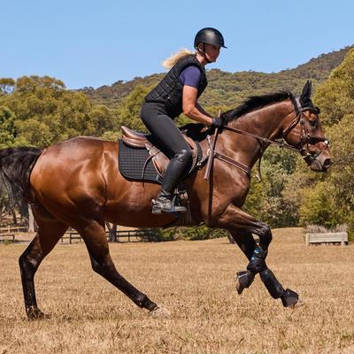 Show full view: WeatherBeeta Tough-Tec Mesh Brushing Horse Boots, Black/Black, Large slide 6 of 6