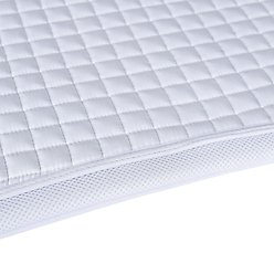 WeatherBeeta Prime Air-Tec Dressage Horse Saddle Pad, White slide 2 of 7