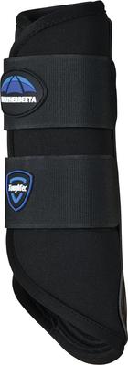 Show full view: WeatherBeeta Tough-Tec Prime Brushing Horse Boots, Black/Black, Medium slide 4 of 5