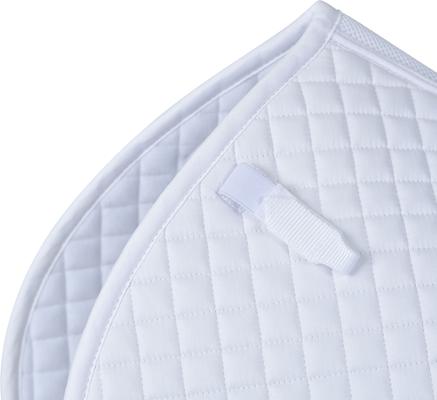 Show full view: WeatherBeeta Prime Air-Tec Jump Shaped Horse Saddle Pad, White slide 6 of 7