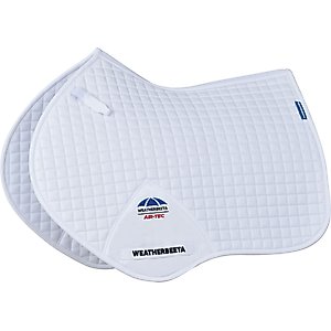 WeatherBeeta Prime Air-Tec Jump Shaped Horse Saddle Pad, White