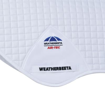 Show full view: WeatherBeeta Prime Air-Tec Jump Shaped Horse Saddle Pad, White slide 2 of 7