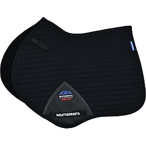 WeatherBeeta Prime Air-Tec Jump Shaped Horse Saddle Pad, Black