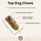 Show in main carousel: Top Dog Chews Mini Bully Dusted Cheek Rolls Natural Dog Chew Treats, 10 count slide 3 of 8