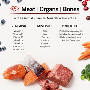 Stella & Chewy's Perfectly Puppy Beef & Salmon Dinner Patties Freeze-Dried Raw Dog Food, 14-oz bag