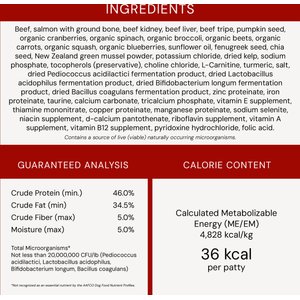 Stella & Chewy's Perfectly Puppy Beef & Salmon Dinner Patties Freeze-Dried Raw Dog Food, 14-oz bag