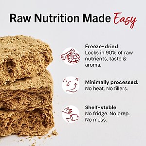 Stella & Chewy's Stella's Super Beef Dinner Patties Freeze-Dried Raw Dog Food, 25-oz bag