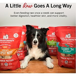 Stella & Chewy's Stella's Super Beef Dinner Patties Freeze-Dried Raw Dog Food, 25-oz bag