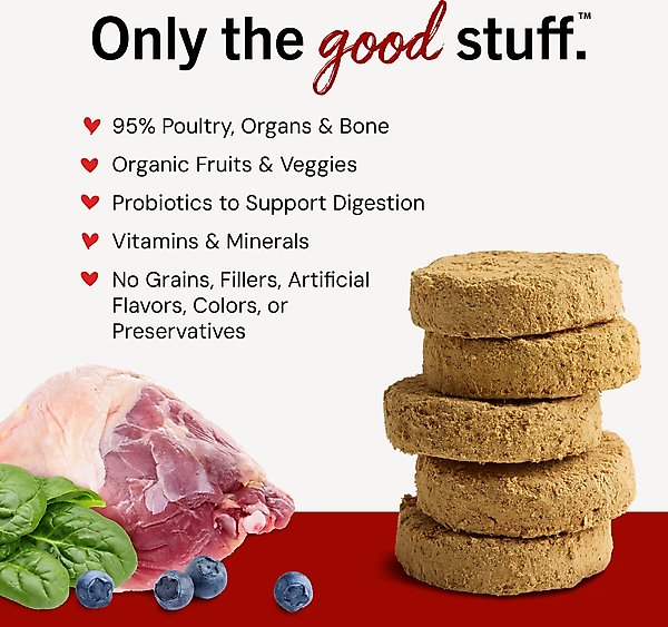 Stella & Chewy's Duck Duck Goose Dinner Patties Freeze-Dried Raw Dog Food